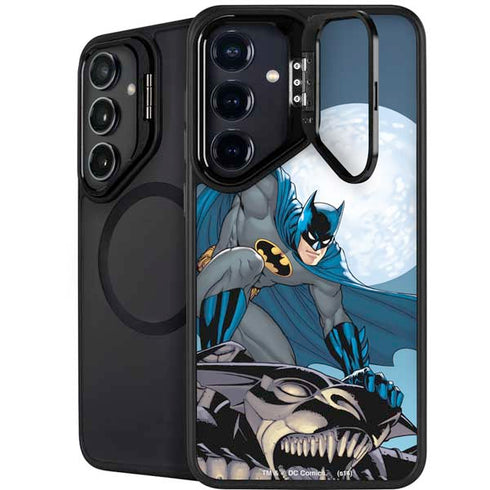 DC Comics Batman Watches Over the City Galaxy S24 Plus Kickstand Case